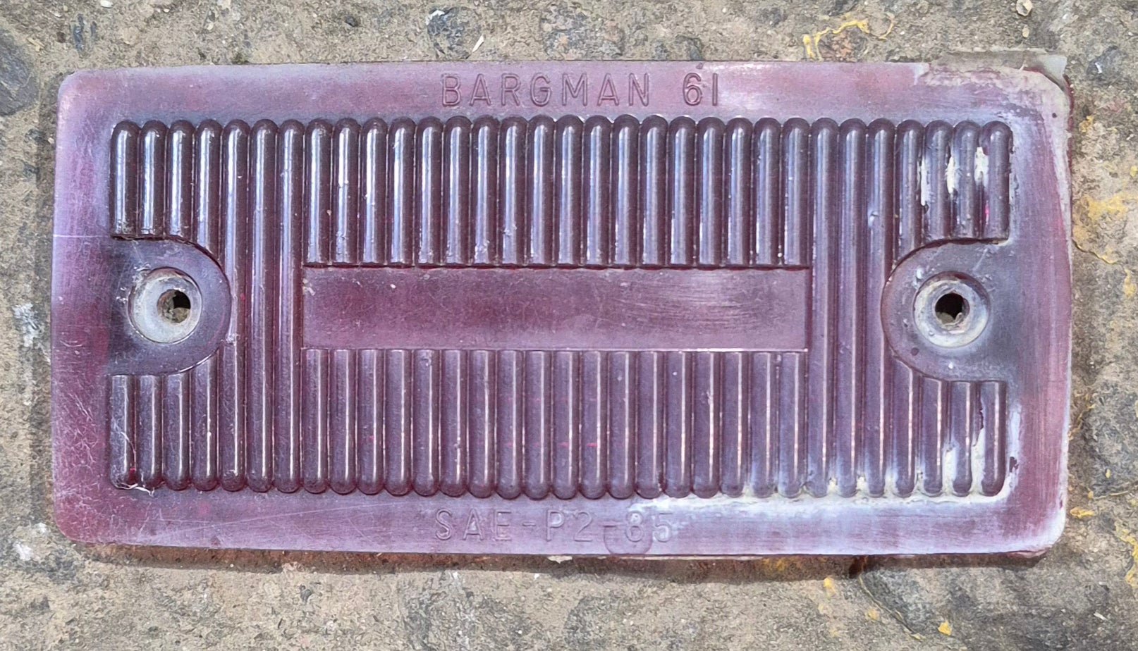 Used SAE - P2 - 85 Replacement Marker Light Lens - Red - Young Farts RV Parts