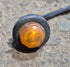 Used SAE P2 PC P3 16 Replacement Marker Light - Amber - Young Farts RV Parts