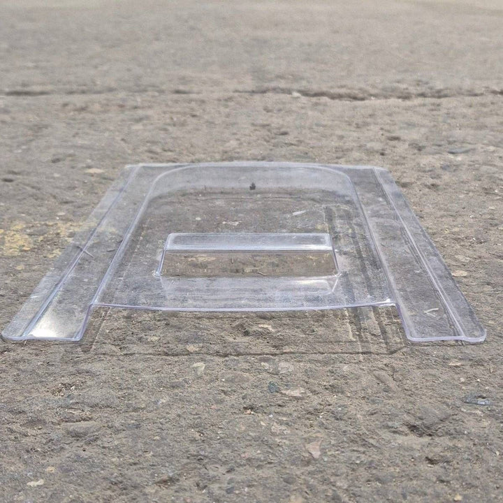 Used Screen Door Slide Panel, Clear - 11 1/4" X 9" - Young Farts RV Parts