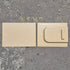 Used Screen Door Slide Panel Set, Beige - 11 1/4" x 9" - Young Farts RV Parts