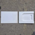 Used Screen Door Slide Panel Set, White - 11 1/4" x 9" - Young Farts RV Parts