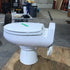 Used Sealand Tall White Foot Flush Toilet 510 with hand sprayer - Young Farts RV Parts