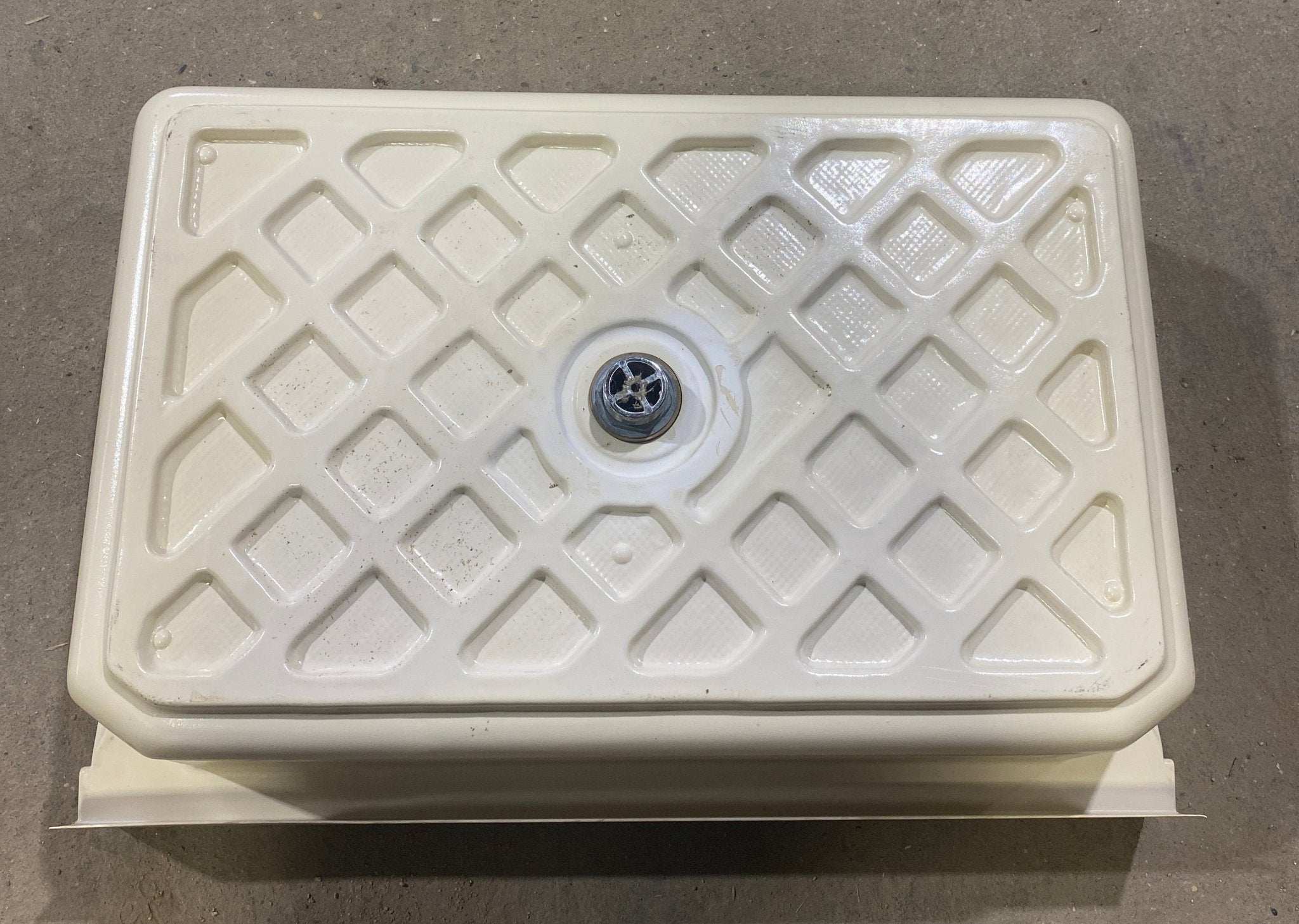 Used Shower Base (pan) 34 1/2" L x 23 1/2" W - Young Farts RV Parts