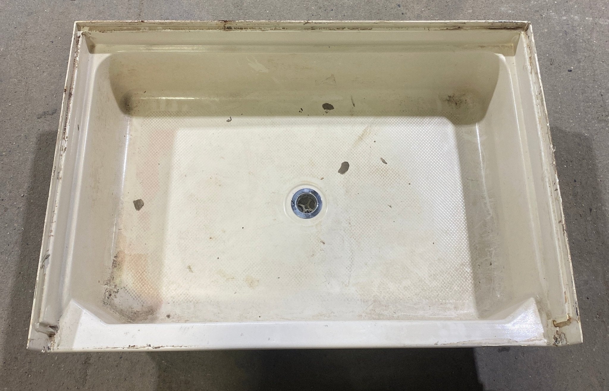 Used Shower Base (pan) 34 1/2" L x 23 1/2" W - Young Farts RV Parts