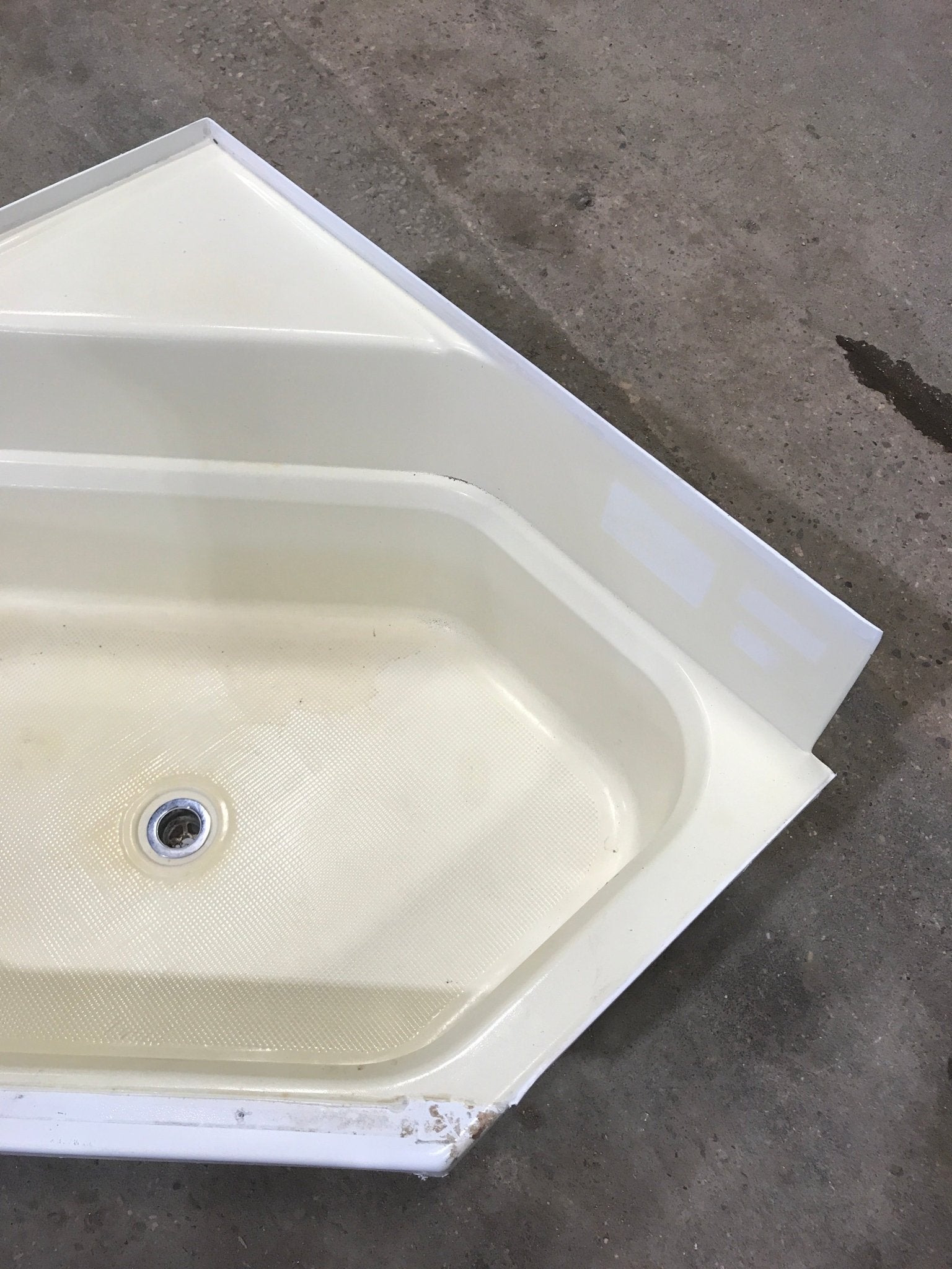 Used Shower Base/ Pan, With Seat - Young Farts RV Parts