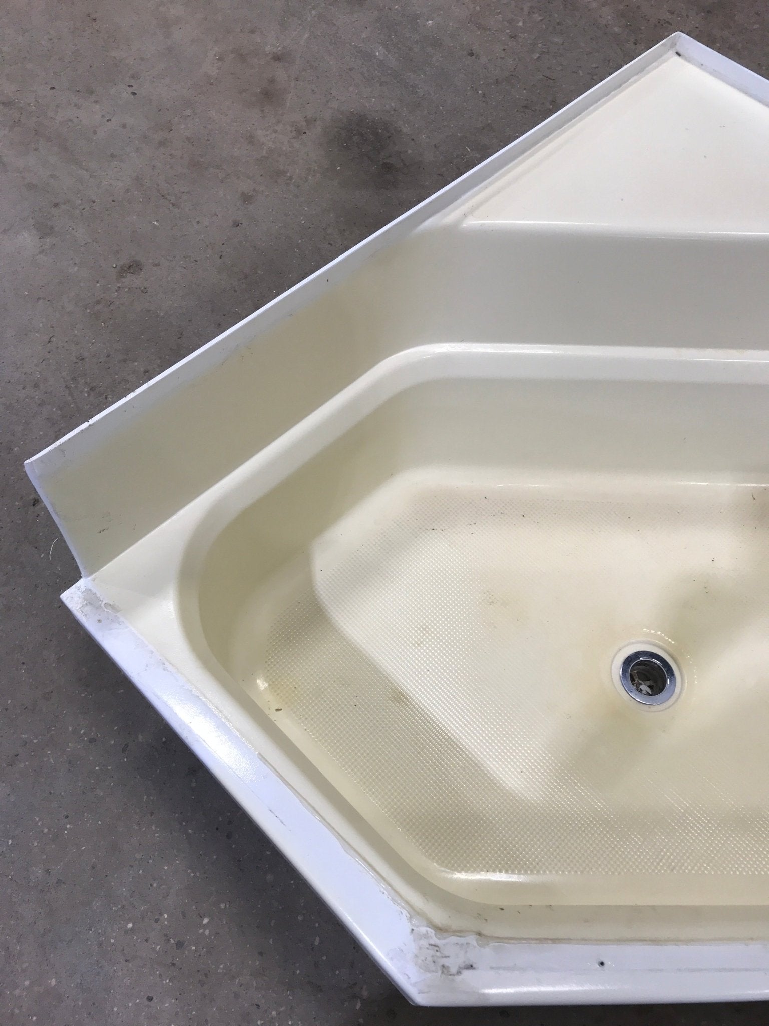Used Shower Base/ Pan, With Seat - Young Farts RV Parts