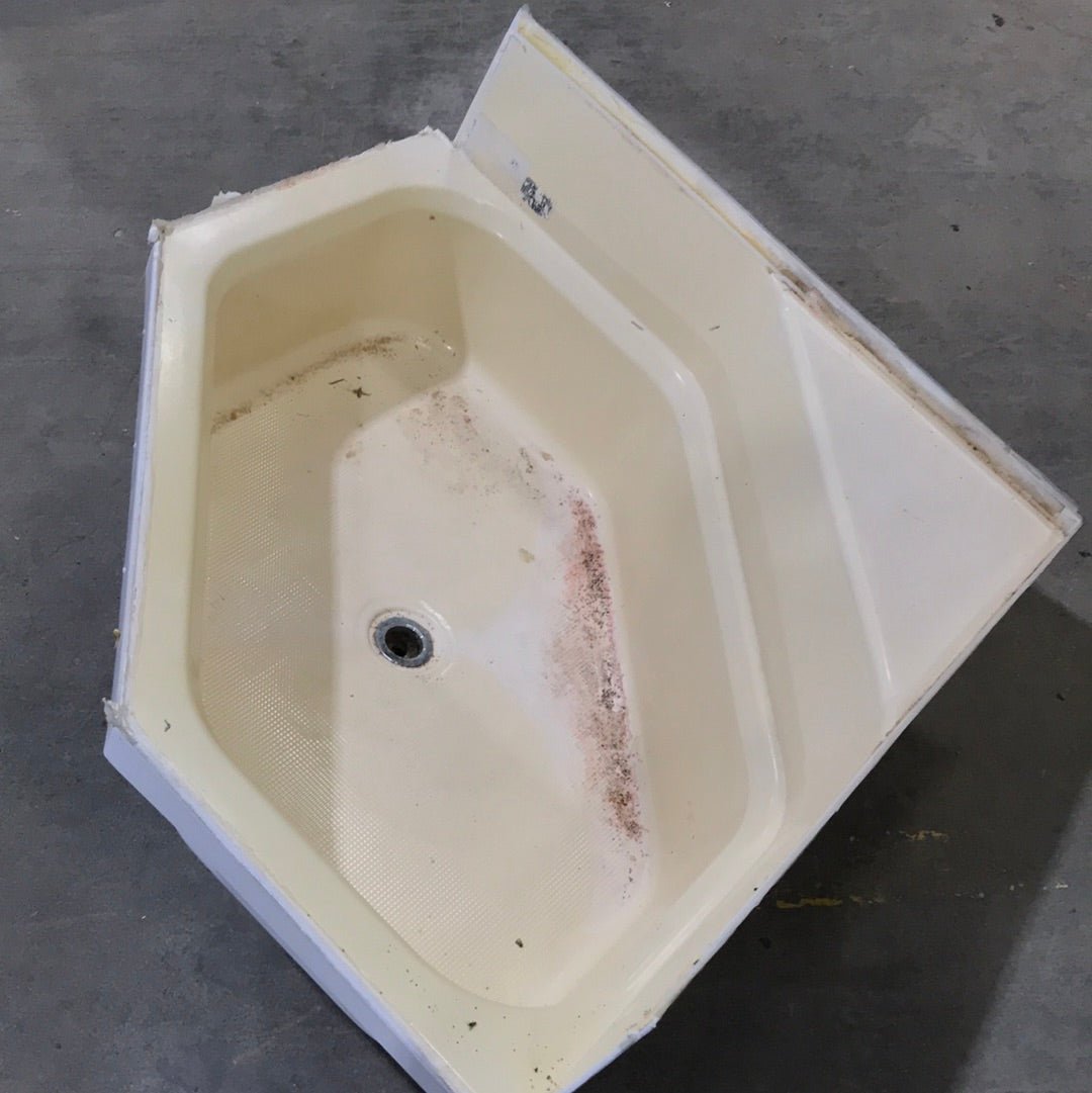 Used Shower Base (pan) W/Seat - Young Farts RV Parts