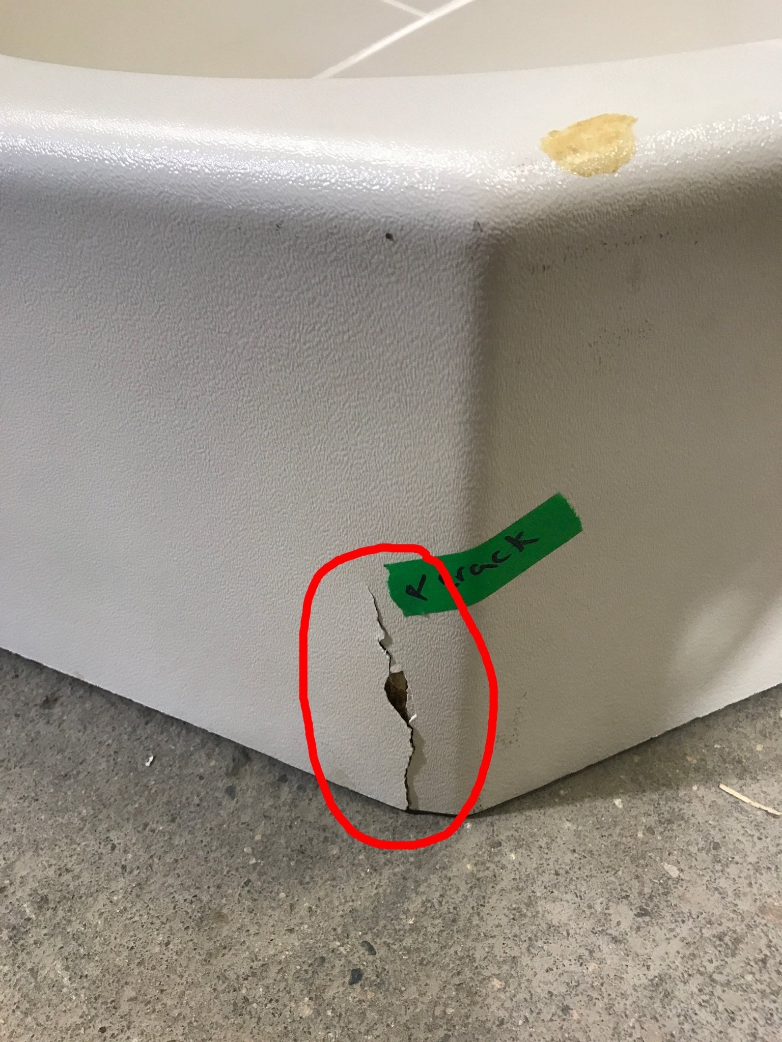 Used Shower Base (pan) W/Seat - Young Farts RV Parts