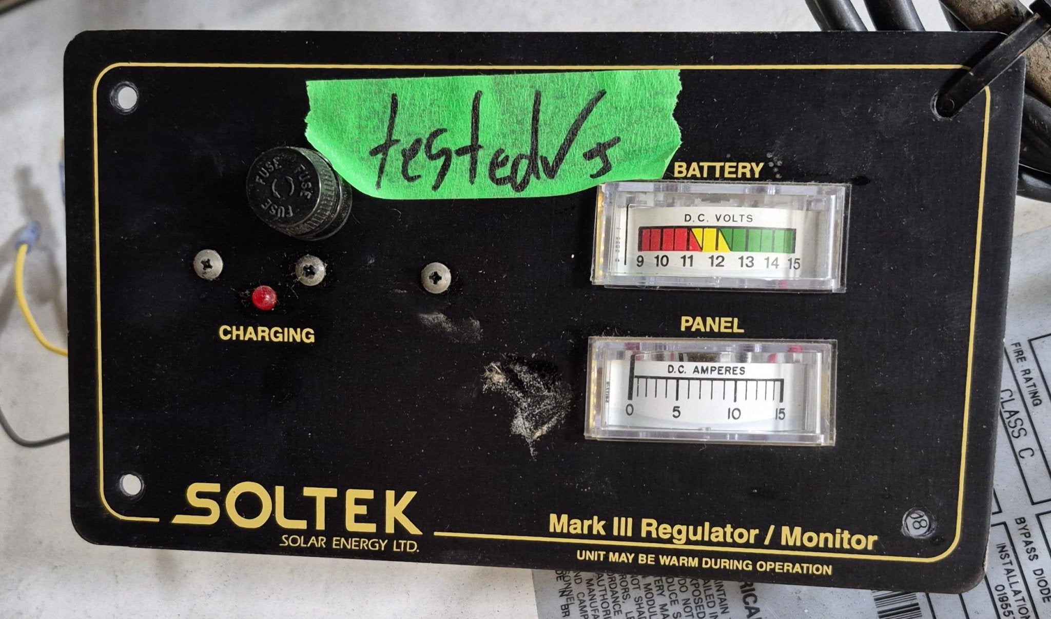 Used SIEMENS Solar Panel 50 WATT - Model SR50 - Young Farts RV Parts