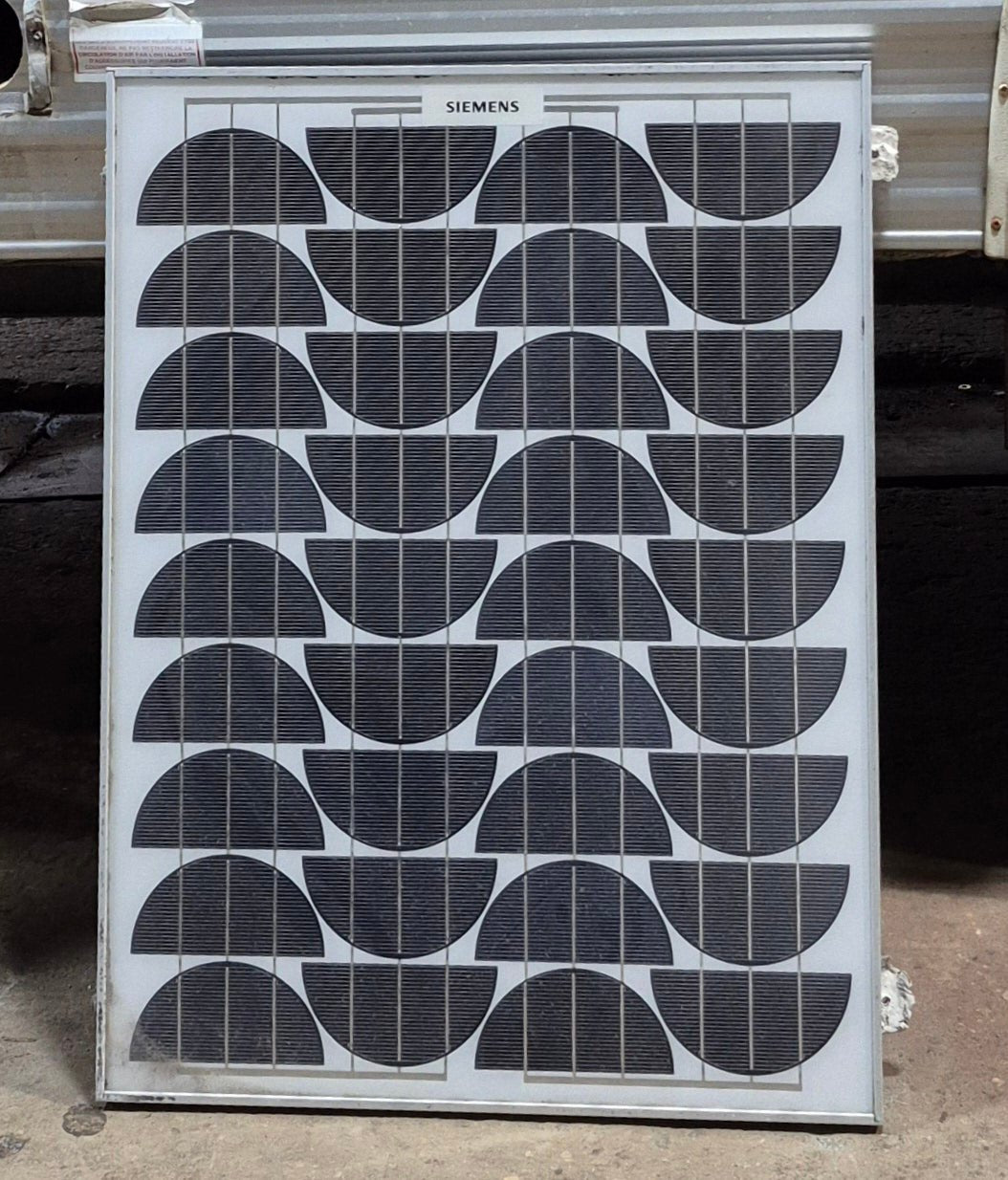 Used SIEMENS Solar Panel 50 WATT - Model SR50 - Young Farts RV Parts