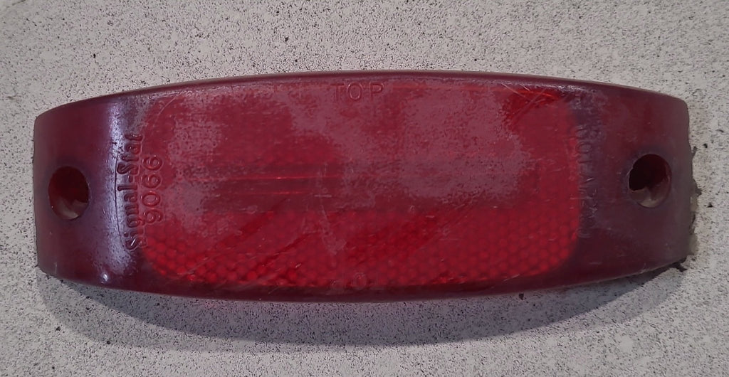 Used Signal-Stat 9066 Replacement Lens for Marker Light - Red - Young Farts RV Parts