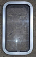 Used Silver Entry Door Window : 23 1/4" x 13 1/4" - Young Farts RV Parts