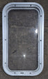 Used Silver Entry Door Window : 23 1/4" x 13 1/4" - Young Farts RV Parts