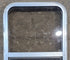 Used Silver Radius Opening Window : 16" W x 27 1/2" H x 1 3/4" D - Young Farts RV Parts