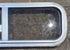 Used Silver Radius Opening Window : 26 1/2" W x 8 1/2" H x 1 3/4" D - Young Farts RV Parts