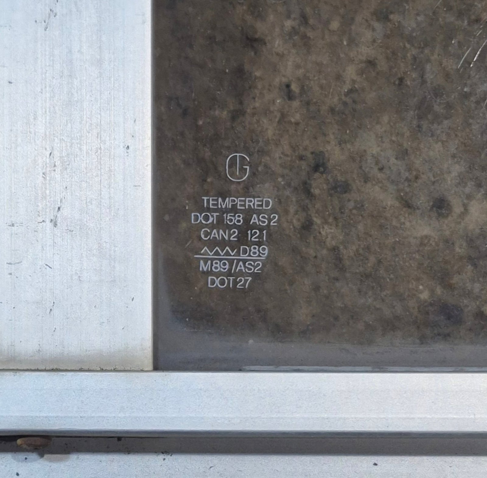 Used Silver Radius Opening Window : 26 1/2