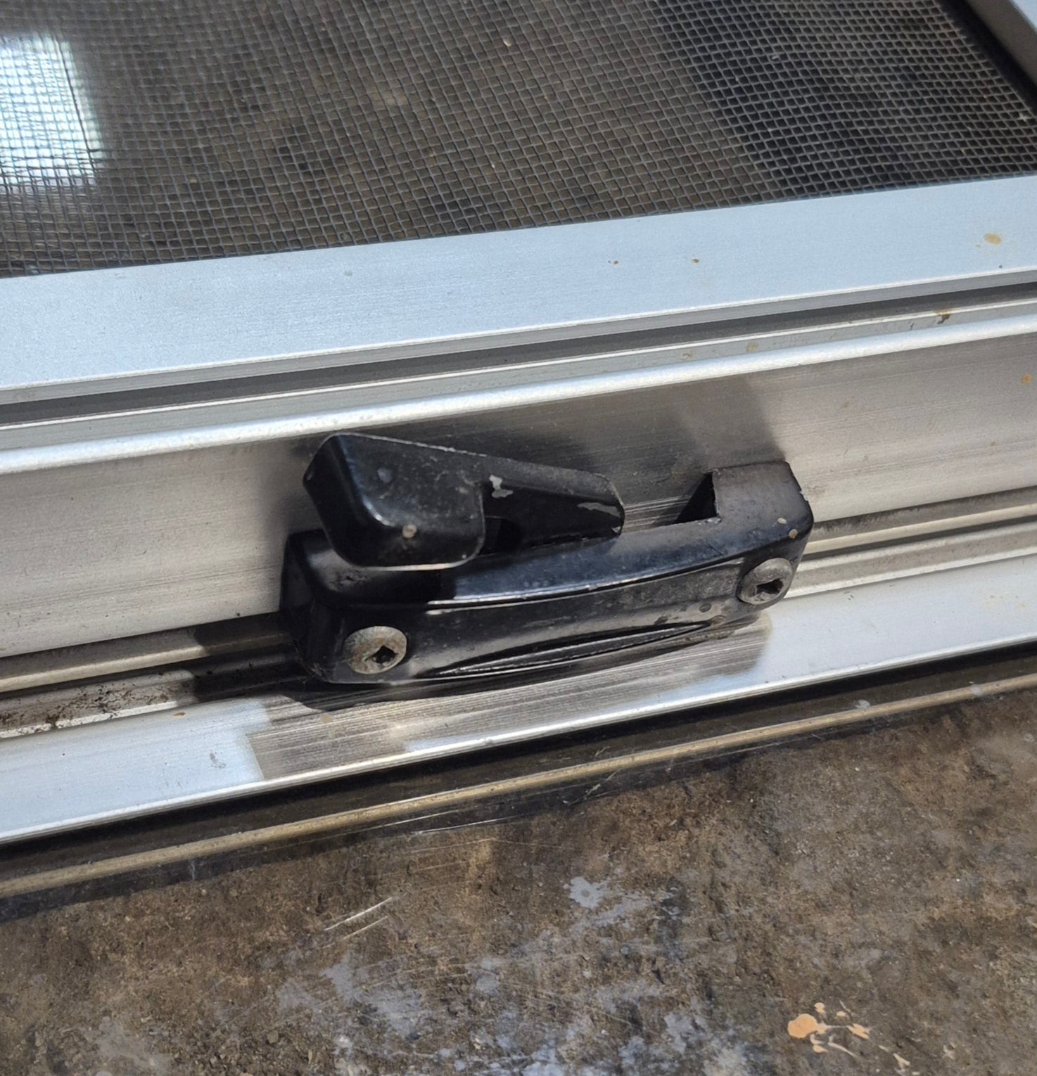 Used Silver Radius Opening Window : 26 1/2