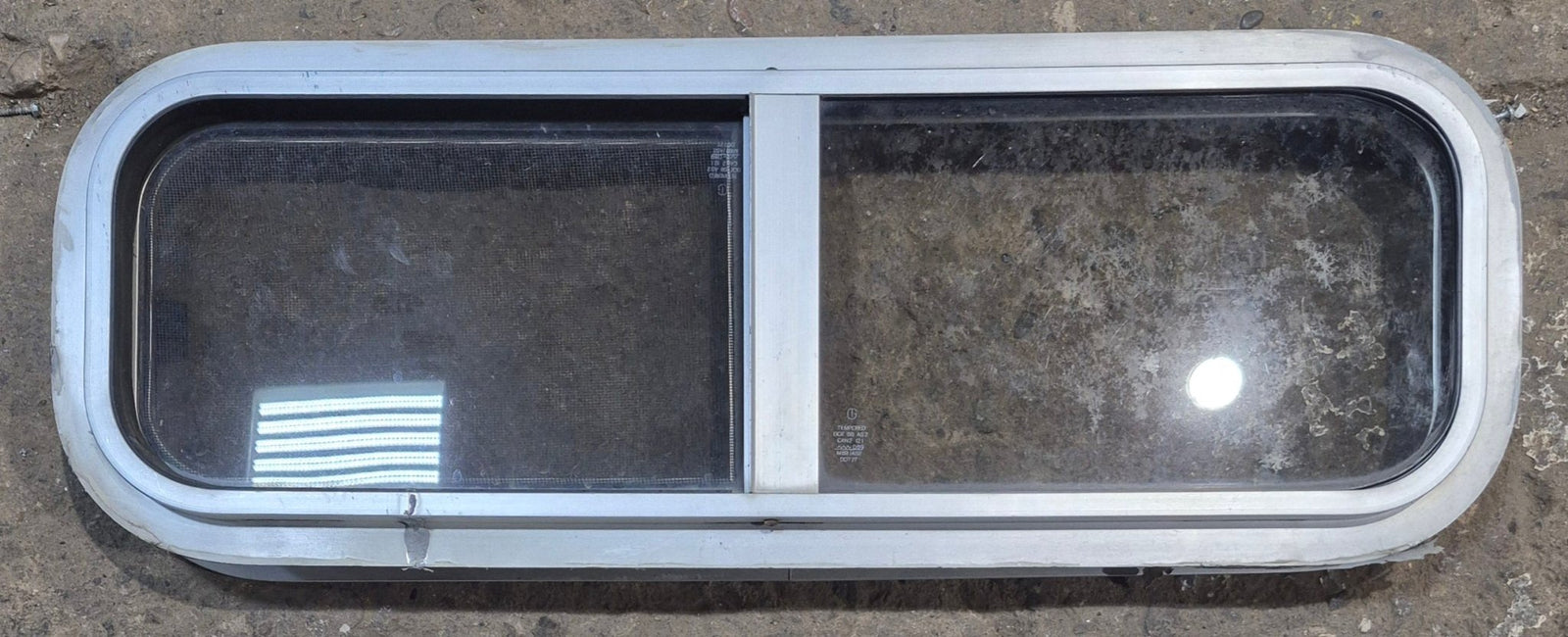 Used Silver Radius Opening Window : 26 1/2