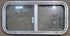 Used Silver Radius Opening Window : 29 1/4 X 14 1/4 X 2" D - Young Farts RV Parts