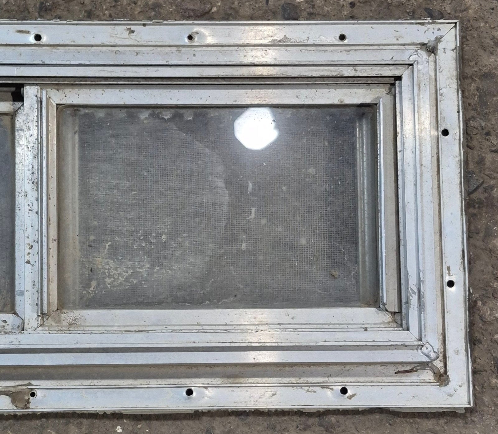 Used Silver Square Opening Window: 20