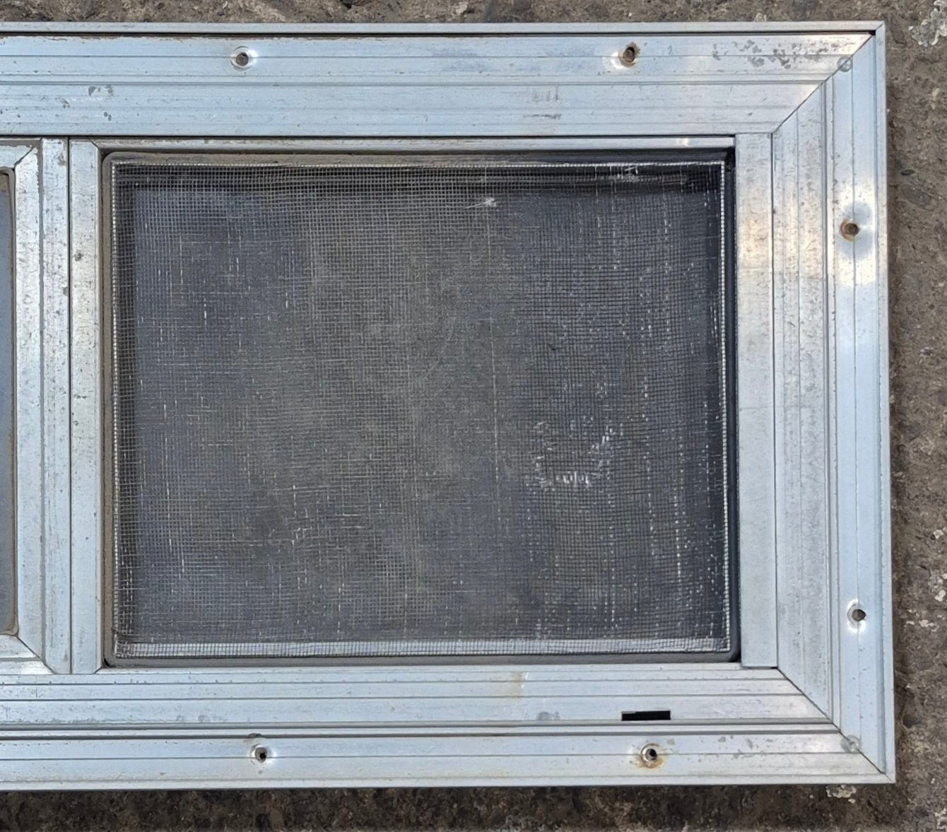 Used Silver Square Opening Window: 24