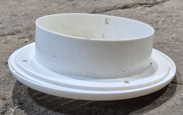Used Single 5” Off White A/C Ducting - single - Young Farts RV Parts