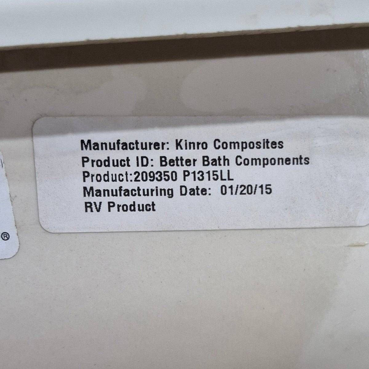 Used Single Kitchen Sink - 12 7/8" X 15" - Young Farts RV Parts
