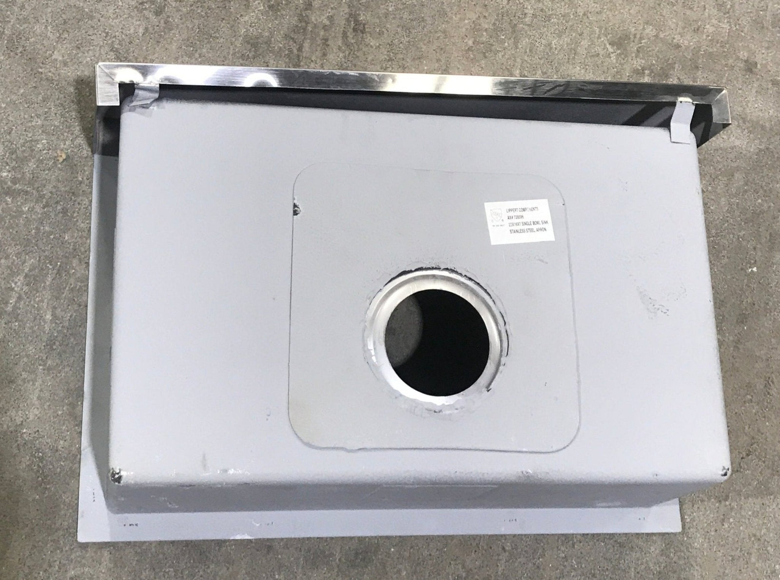 USED Single Stainless Steel Sink 23