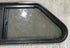 Used Slanted Black Radius Opening Window : 36 3/4" W x 13 1/2" H x 2" D - Young Farts RV Parts