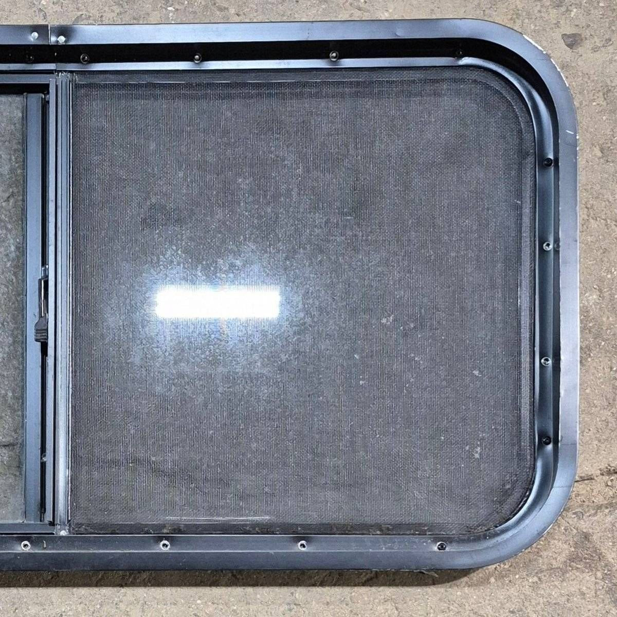 Used Slanted Black Radius Opening Window - 41.75