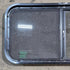 Used Slanted Black Radius Opening Window - 41.75" X 17 1/2" X 1.875" - Young Farts RV Parts