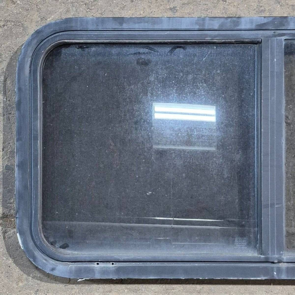 Used Slanted Black Radius Opening Window - 41.75