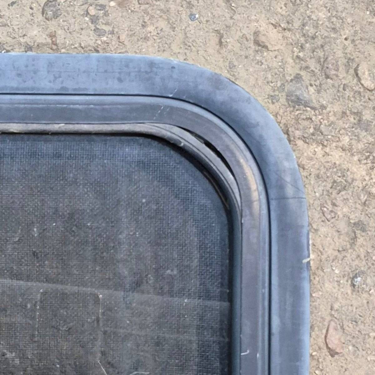 Used Slanted Black Radius Opening Window - 41.75
