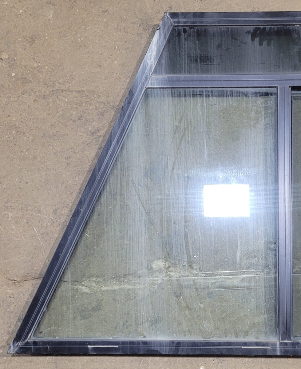 Buy Used Slanted Black Radius Opening Window : 42 1/2