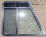 Used Slanted Black Radius Opening Window : 42 1/2