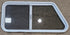 Used Slanted White Radius Opening Window : 41 3/4" W x 18 3/4" H x 1 7/8" D - Young Farts RV Parts