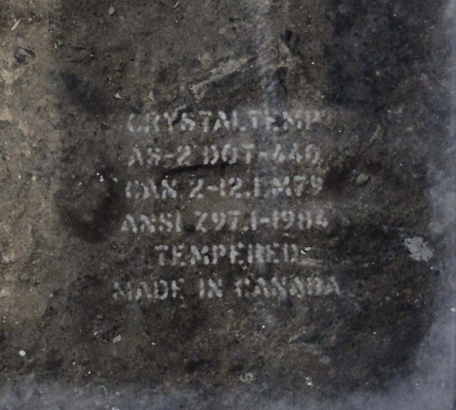 Used Slanted White Radius Opening Window : 41 3/4" W x 18 3/4" H x 1 7/8" D - Young Farts RV Parts