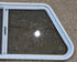 Used Slanted White Radius Opening Window : 41 3/4" W x 18 3/4" H x 1 7/8" D - Young Farts RV Parts