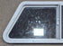 Used Slanted White Radius Opening Window : 42" W x 17 1/2" H x 1 7/8" D - Young Farts RV Parts