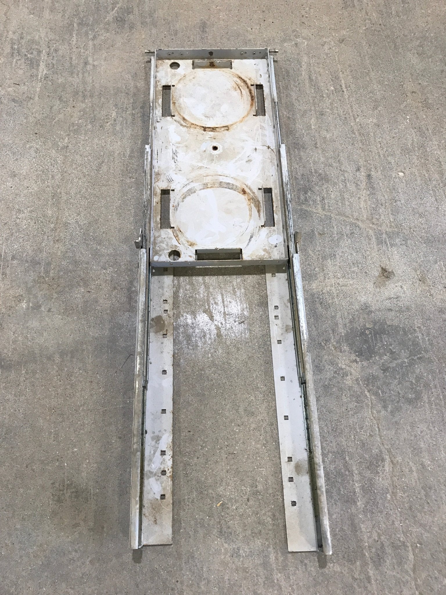 Used Sliding Propane Rack/ Holder 30LB Double - Young Farts RV Parts