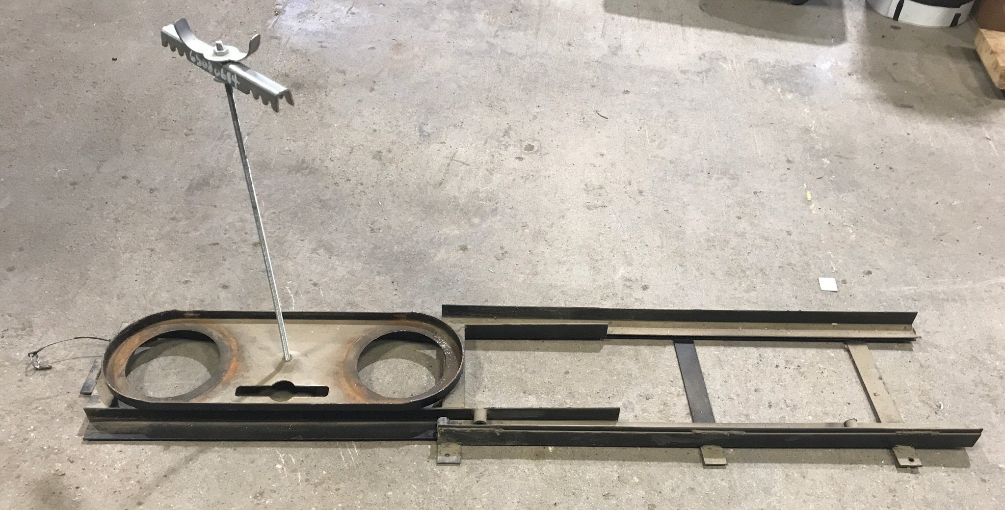 Used Sliding Propane Rack/ Holder 30LB Double - Young Farts RV Parts