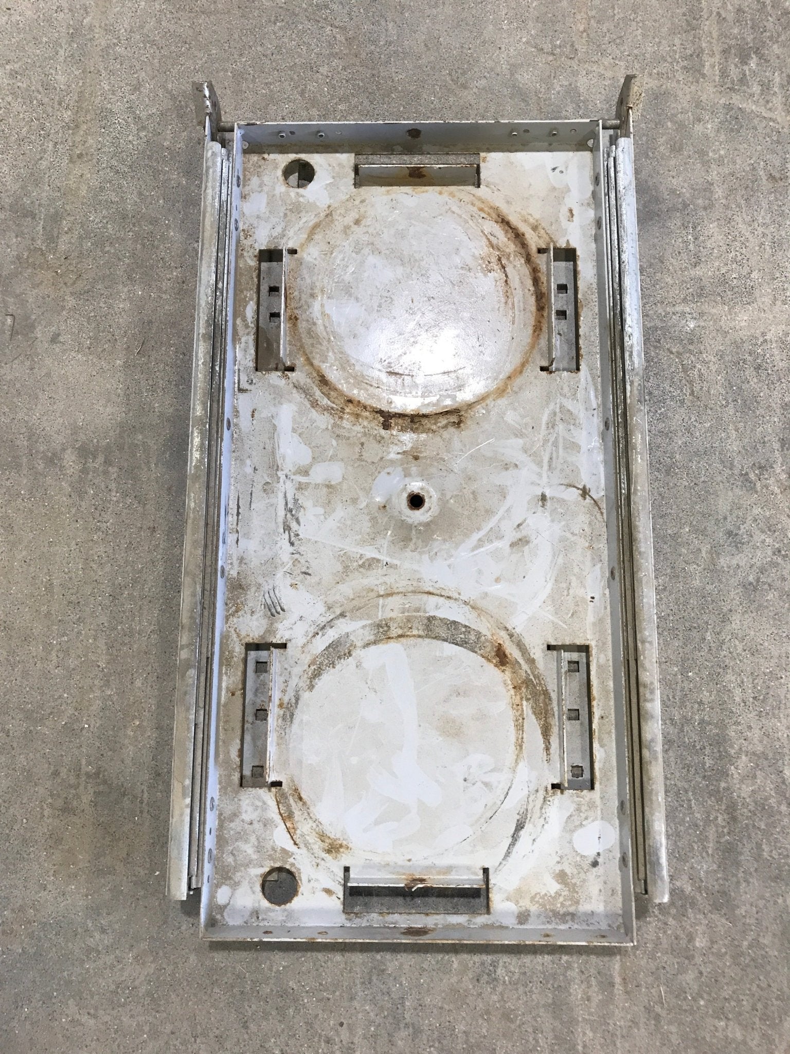 Used Sliding Propane Rack/ Holder 30LB Double - Young Farts RV Parts