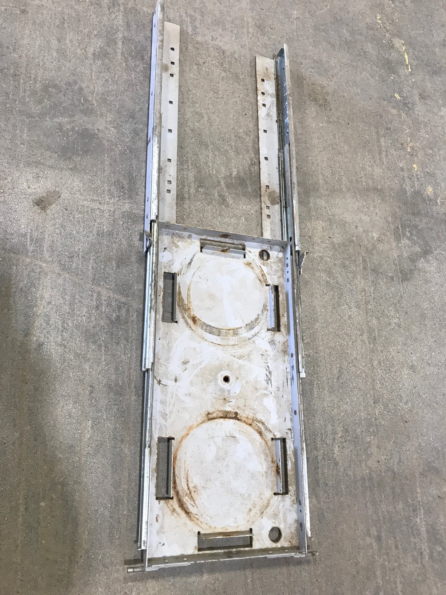 Used Sliding Propane Rack/ Holder 30LB Double - Young Farts RV Parts