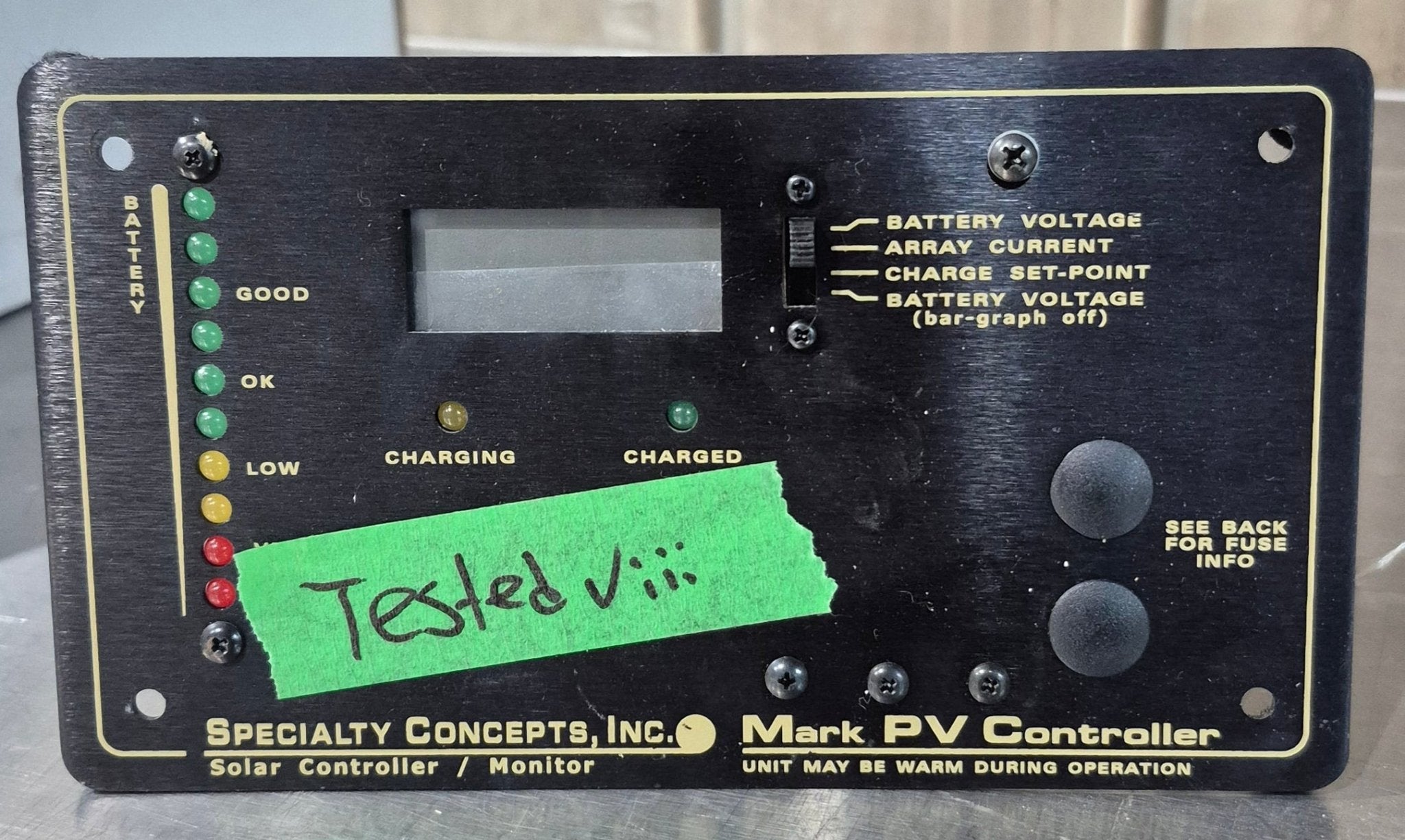 Used Specialty Concepts Inc. Controler Panel - Mark/22 - 12 - Young Farts RV Parts