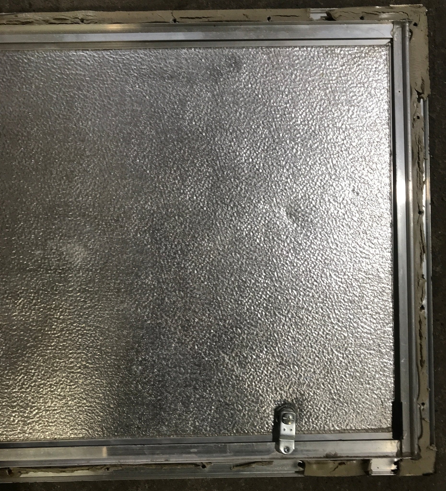Used Square Corner Cargo Door 32 1/4" W x 18" H x 3/4"D - Young Farts RV Parts
