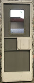 Used Square Corner Entry Door 26" H x 69 3/4" W - Young Farts RV Parts