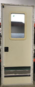 Used Square Corner Entry Door 26" H x 69 3/4" W - Young Farts RV Parts