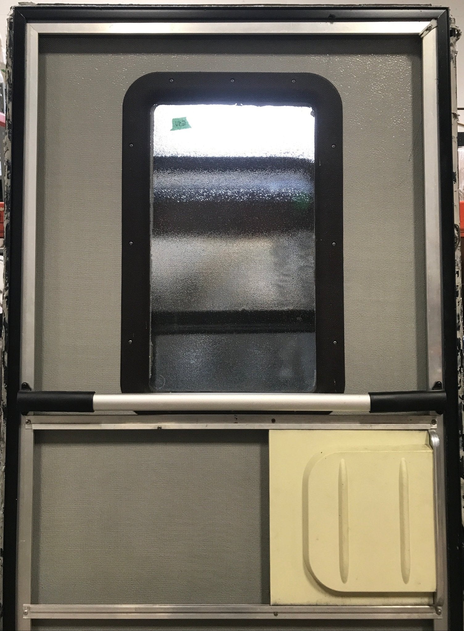 Used Square Corner Entry Door 30 1/4" H x 70 1/4" W - Young Farts RV Parts