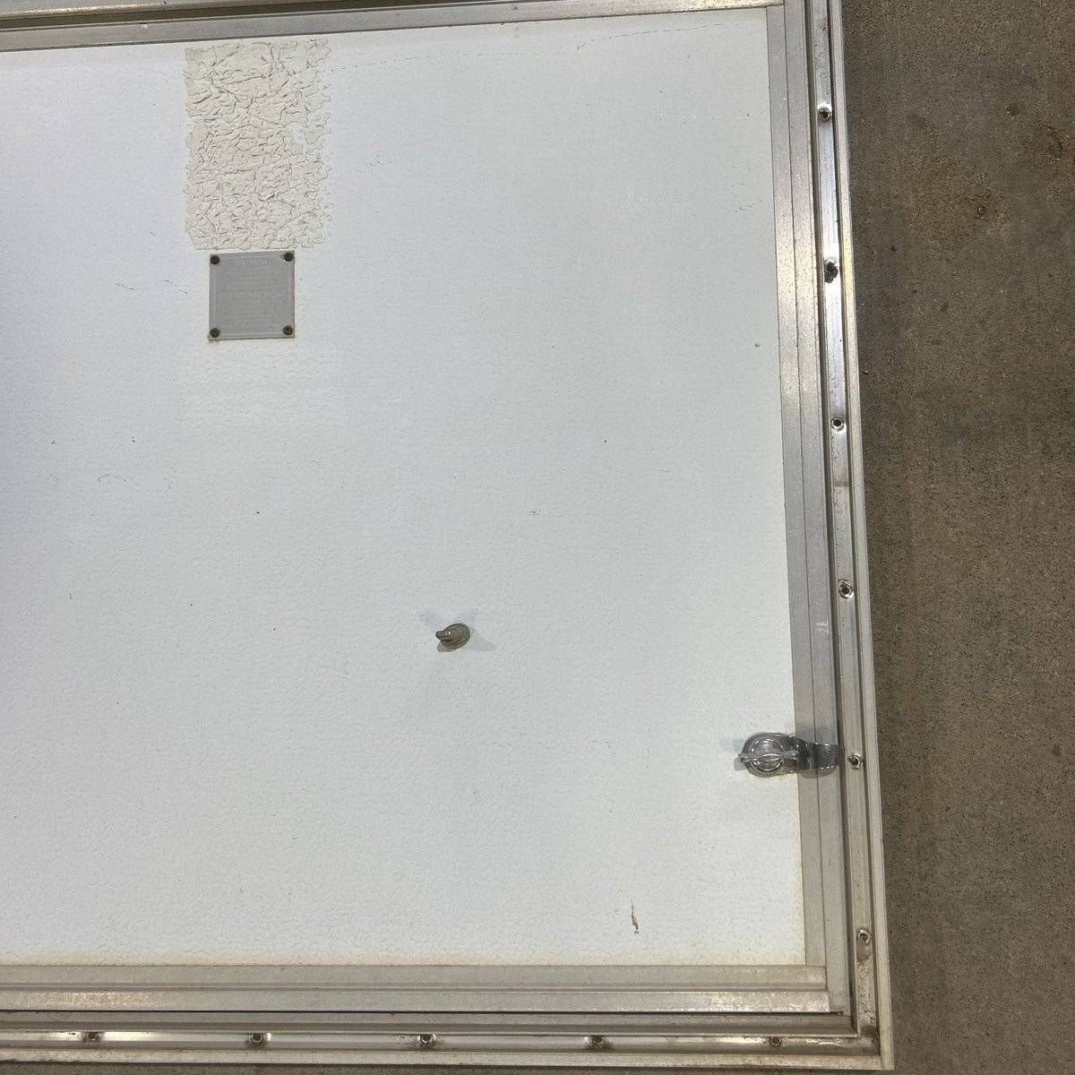 USED Square Corner Propane cargo door - 28.75 X 25.25 X 0.875 - Young Farts RV Parts