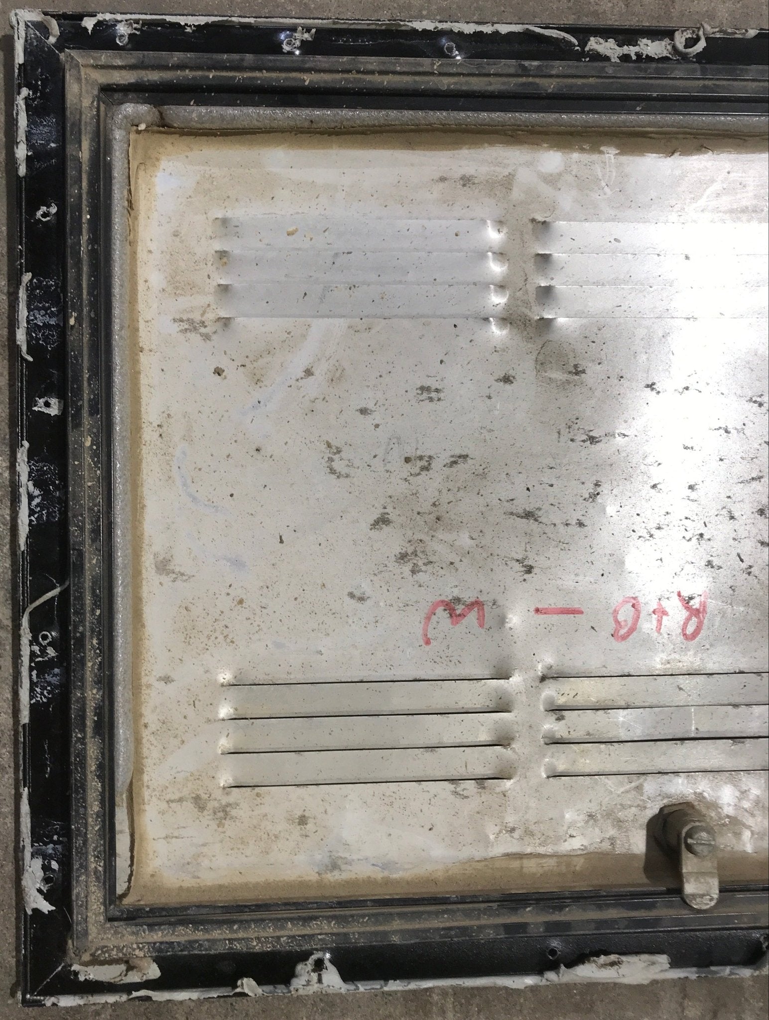 Used Square Cornered Battery/ Propane Cargo Door 20 3/4